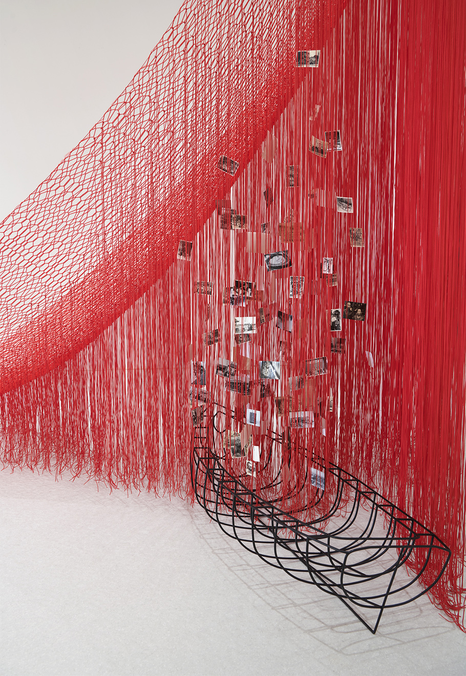 Chiharu Shiota – The Ship of Memories, 2023 Fukuoka Art Museum, Fukuoka, Japan.