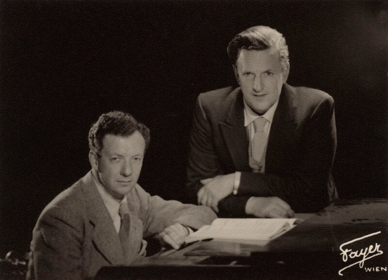 Benjamin Britten en Peter Pears