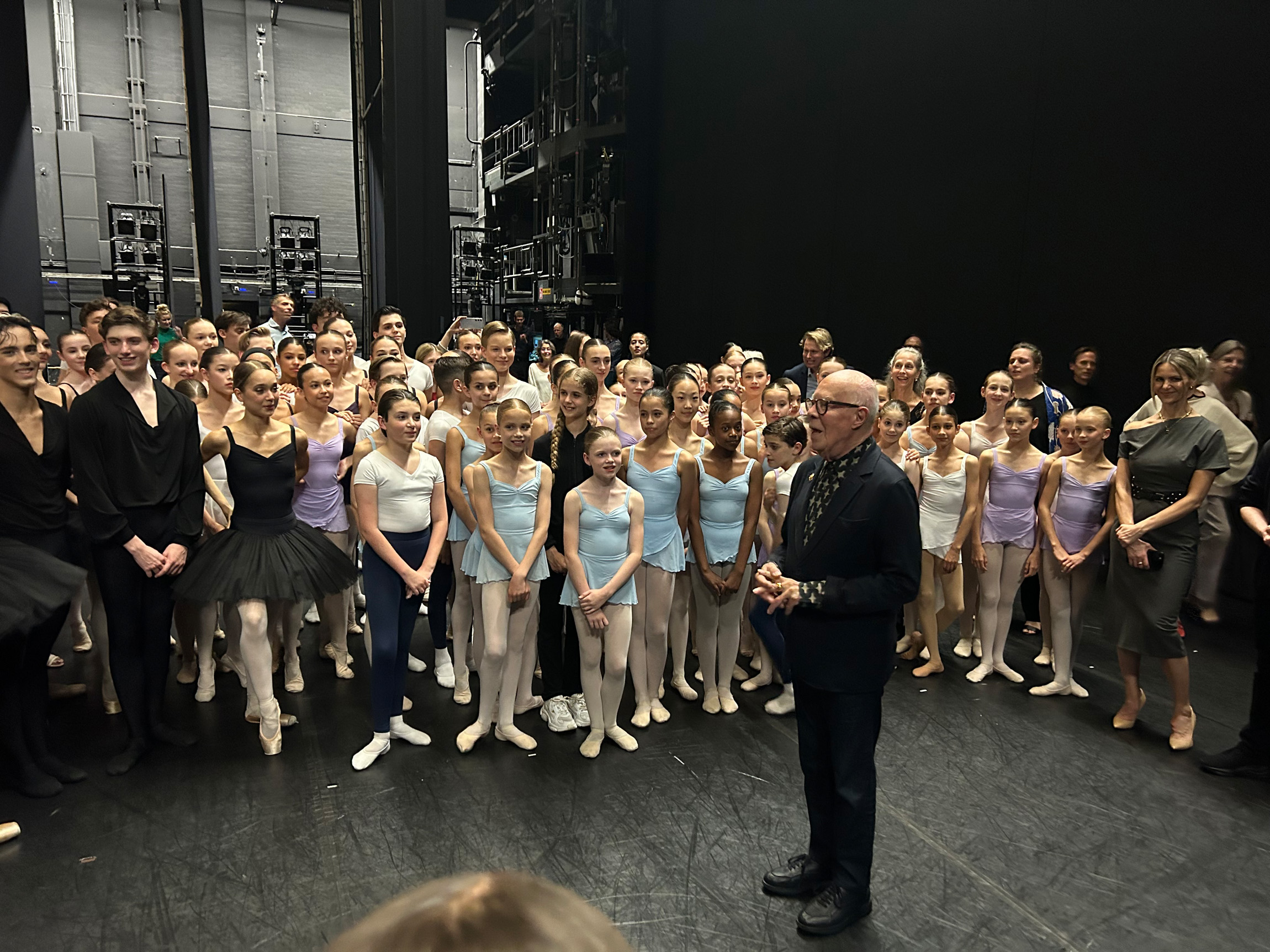 Hans van Manen and students of the Dutch National Ballet Academy (2013)